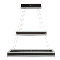 Oprawa zwieszana LED V-TAC 100W soft light chandelier ściemnianie kawowy VT-101-2D-C-N 3000K 6300lm | 3800157692915 LED EUROPE