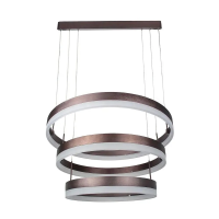 Oprawa zwieszana LED V-TAC 82W soft light chandelier ściemnianie kawowy VT-82-3D 3000K 4550lm 3 lata | 3800157692946 LED EUROPE