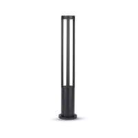 Słupek ogrodowy V-TAC 10W LED IP65 czarny 80cm VT-820 6400K 1000lm | 3800157678933 LED EUROPE