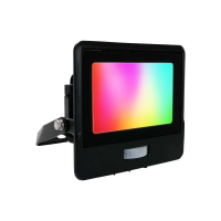 Naświetlacz LED WI-FI V-TAC 20W czujnik ruchu czarny Z mufą smart Amazon Alexa Google Home VT-5192S | 3800157690737 LED EUROPE
