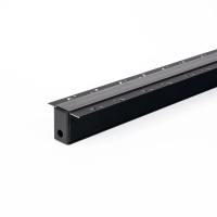 Szyna podtynkowa szynoprzewód smart 48V V-TAC 100cm aluminiowa czarna (w komplecie maskownica i zaśl | 3800157697446 LED EUROPE