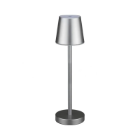 Lampka stołowa nocna V-TAC 3W LED 39cm ładowanie ściemnianie szara VT-7703 3000K 70lm | 3800170205390 LED EUROPE