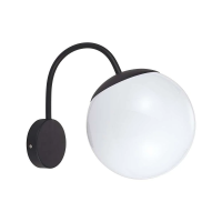 Oprawa ogrodowa kula V-TAC E27 kinkiet w dół czarny MAT VT-1223 3 lata gwarancji | 3800170204478 LED EUROPE