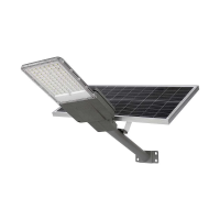 Naświetlacz oprawa uliczna LED solarna V-TAC BRIDGELUX CHIP IP65 pilot LiFePO4 panel 70W VT-15300ST | 3800170205987 LED EUROPE