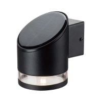 Kinkiet ogrodowy ścienny solarny V-TAC 1W LED czarny IP54 VT-1138 3000K 70lm 3 lata gwarancji | 3800170207639 LED EUROPE