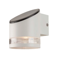 Kinkiet ogrodowy ścienny solarny V-TAC 1W LED biały IP54 VT-1138 3000K 70lm 3 lata gwarancji | 3800170207646 LED EUROPE