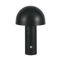Lampka stołowa nocna V-TAC 1W LED 25cm ładowanie USB ściemnianie czarna VT-1047 3000K-6000K 200lm | 3800170202146 LED EUROPE
