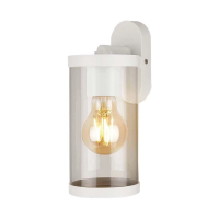 Kinkiet ogrodowy ścienny V-TAC biały mat E27 IP44 VT-1149 | 3800170207912 LED EUROPE