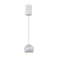 Oprawa zwieszana V-TAC LED 8,5W 150cm regulowana biała VT-7797 3000K 850lm | 3800170202467 LED EUROPE