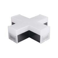 Łącznik krzyżowy systemu linear light czarny V-TAC VT-4140 6500K 1200lm 3 lata gwarancji | 3800170205123 LED EUROPE