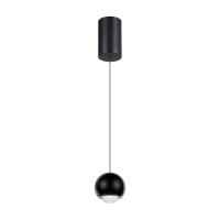 Oprawa zwieszana V-TAC LED 6W regulowana 200cm czarna VT-7508 3000K 500lm | 3800170207295 LED EUROPE