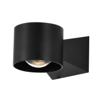 Oprawa ścienna V-TAC 5W kinkiet góra dół czarny IP65 VT-1179 4000K 500lm | 3800170208131 LED EUROPE