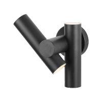 Kinkiet ścienny V-TAC 6W LED IP44 czarny VT-1186 3000K 620lm | 3800170208551 LED EUROPE