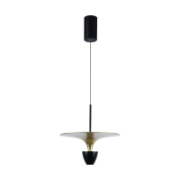 Oprawa zwieszana V-TAC 9W LED czarny+złoty VT-7832 4000K 1000lm | 3800170204287 LED EUROPE