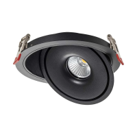 Oprawa V-TAC LED uchylny downlight 20W LED COB CRI90+CCT czarna VT-2520 3000K-4000K-6400K 1408lm | 3800170209596 LED EUROPE