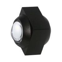 Oprawa ścienna góra dół V-TAC 2W LED IP54 czarna VT-2503 3000K 200lm | 3800170209718 LED EUROPE