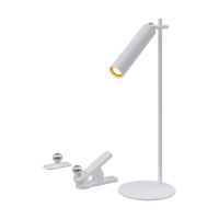 Lampka biurkowa V-TAC 4w1 37cm kinkiet klips latarka 3W LED biała VT-7413 4000K 300lm | 3800170209848 LED EUROPE