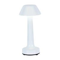 Lampka stołowa nocna V-TAC 2W LED 23cm ładowanie USB CCT ściemnianie biała VT-7566 3000K-6000K 40lm | 3800170209121 LED EUROPE
