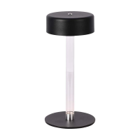 Lampka stołowa nocna V-TAC 3W LED 23cm ładowanie USB CCT ściemnianie czarna VT-7567 3000K-6000K 210l | 3800170209138 LED EUROPE