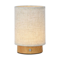 Lampka stołowa nocna V-TAC 3W LED 17,5cm ładowanie ściemnianie drewno VT-7569 3000K 110lm | 3800170210479 LED EUROPE