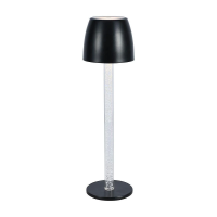 Lampka stołowa nocna V-TAC 3W LED 37cm ładowanie ściemnianie czarna VT-7576 3000K 310lm | 3800170210516 LED EUROPE