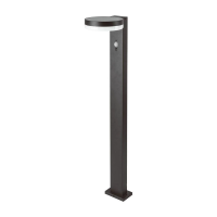 Słupek ogrodowy solarny V-TAC 80cm 5.5W LED IP54 okrągły czarny VT-1168 3000K 220lm 3 lata gwarancji | 3800170219199 LED EUROPE