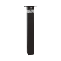 Słupek ogrodowy solarny V-TAC 80cm 5.5W LED IP54 czarny VT-1170 3000K 250lm 3 lata gwarancji | 3800170219212 LED EUROPE