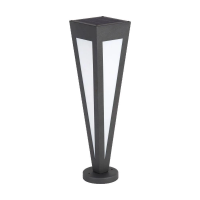 Słupek ogrodowy solarny V-TAC 3-5W LED IP65 pilot 64cm czarny VT-7654 3000K | 3800170218604 LED EUROPE
