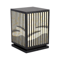 Oprawa ogrodowa E27 V-TAC 23x23cm IP65 czarna VT-7657 | 3800170218635 LED EUROPE