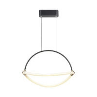 Oprawa zwieszana V-TAC 12W LED 40cm czarna VT-10124 3000K 1440lm | 3800170219687 LED EUROPE