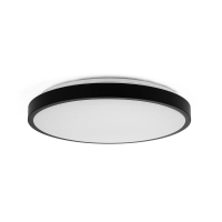 Oprawa sufitowa plafoniera V-TAC 18W LED SAMSUNG CHIP okrągły 25cm natynkowy IP44 czarny VT-8618B 30 | 3800170223356 LED EUROPE