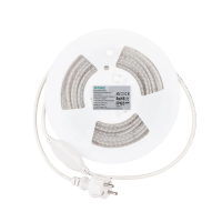 Taśma LED 230V V-TAC rękaw IP65 120LED/m 10,5W/m rolka 10mb VT-2835 121-10M Kolor Czerowny | 3800170226777 LED EUROPE