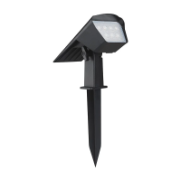 Oprawa ogrodowa 2w1 wbijana ścienna LED V-TAC solarna 1.3W IP65 VT-10183 3000K-4000K-6500K 100lm 3 L | 3800170240803 LED EUROPE