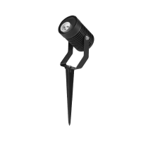 Oprawa gruntowa ogrodowa wbijana aluminium GU10 czarna IP65 VT-44005 3 lata gwarancji | 3800170258389 LED EUROPE