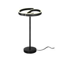 Lampka stołowa nocna 25W kierownica fi30cm czarna VT-84047 4000K 3250lm | 3800170259645 LED EUROPE
