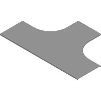 Pokrywa trójnika korytka PTKZP50, gr.blachy 1,5mm | 301305 Baks