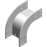 Łuk zewnętrzny 90st. LZZC100H100, gr.blachy 2,0mm (STD) | 311510 Baks