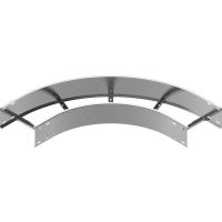 Łuk 90st. LDST200H150, gr.blachy 3,0mm | 432523 Baks