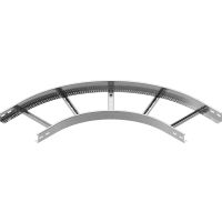 Łuk drabinki 90st. LDC500H60N, gr.blachy 2,0mm | 466950 Baks