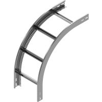 Łuk pionowy zewnętrzny drabiny LPDZC400H60N, gr.blachy 2.0mm | 469140 Baks
