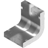 Łuk kanału dwutorowy LKd340H48, gr.blachy 1,0mm | 541634 Baks