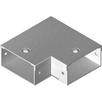 Kolanko 90st. KPKMP50H50, gr.blachy 1,5mm | 810605 Baks