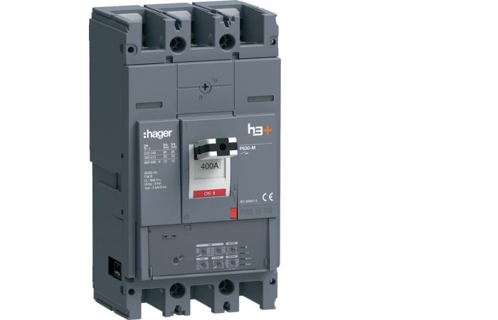 Wyłącznik mocy h3+ P630 LSI 3x400A 50kA, MCCB | HMW400JR Hager