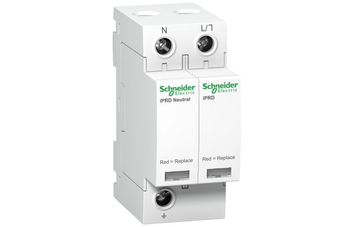 Ogranicznik przepięć C 1P+N 40kA 1,4kV 350V iPRD-40r-40kA-350V-1PN Acti 9 | A9L40501 Schneider Electric