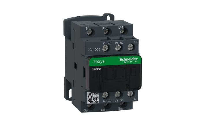Stycznik mocy TeSys D 9A 3P 4KW 230V AC 1NO 1NC AC-3 zaciski skrzynkowe | LC1D09P7 Schneider Electric