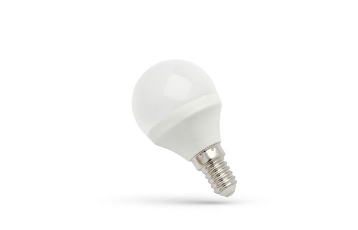 Lampa LED 6W 520lm 3000K WW E14 kulka matowa ciepła biała | WOJ+13022 Wojnarowscy