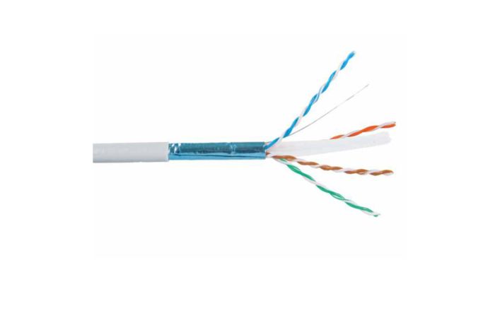 Kabel teleinformatyczny F/UTP kat.6 SecurityNET szary /karton 305m/ KRĄŻEK | SEC6FTP securityNET