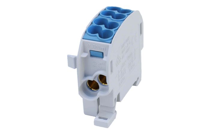Blok rozdzielczy SCB 25 odgałęźny Al/Cu 80110 SIMBLOCK niebieski | 81501003 Simet