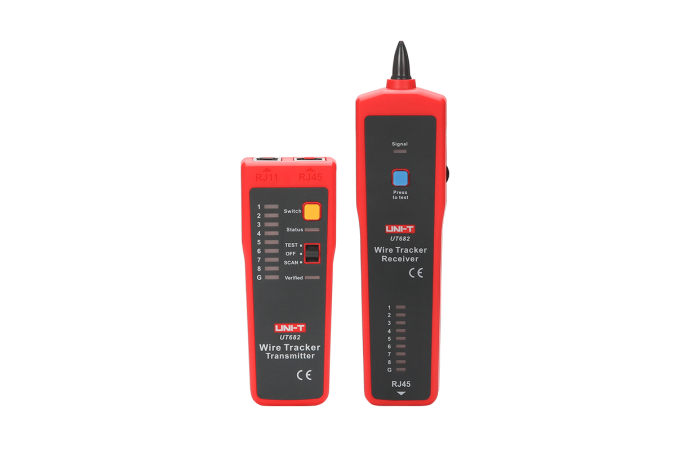 Miernik szukacz par przewod&oacute;w z testerem kabli RJ-45 Uni-T UT682 | MIE0292 LECHPOL ELECTRONICS