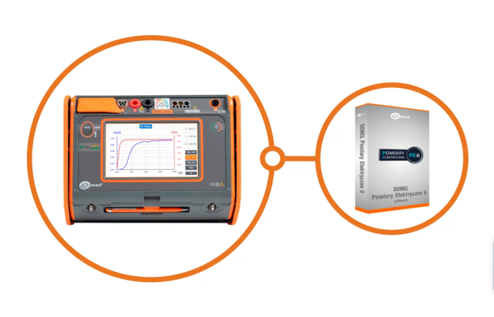 Miernik parametr&oacute;w instalacji elektrycznych MPI-536 + Program Sonel PE6 | WMPLMPI536SPE6 Sonel